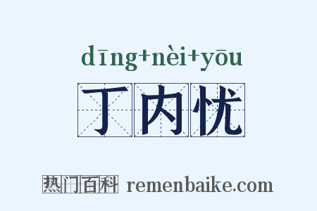 丁内忧是什么意思的图片